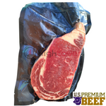 Beef Rib Eye Lip-on Boneless Angus USDA (Steak Cut)