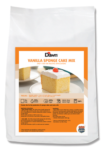 Vanilla Cream Cake Mix 1kg