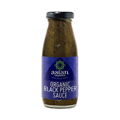 Black Pepper Stir Fried Sauce, Asian Organics 200ml